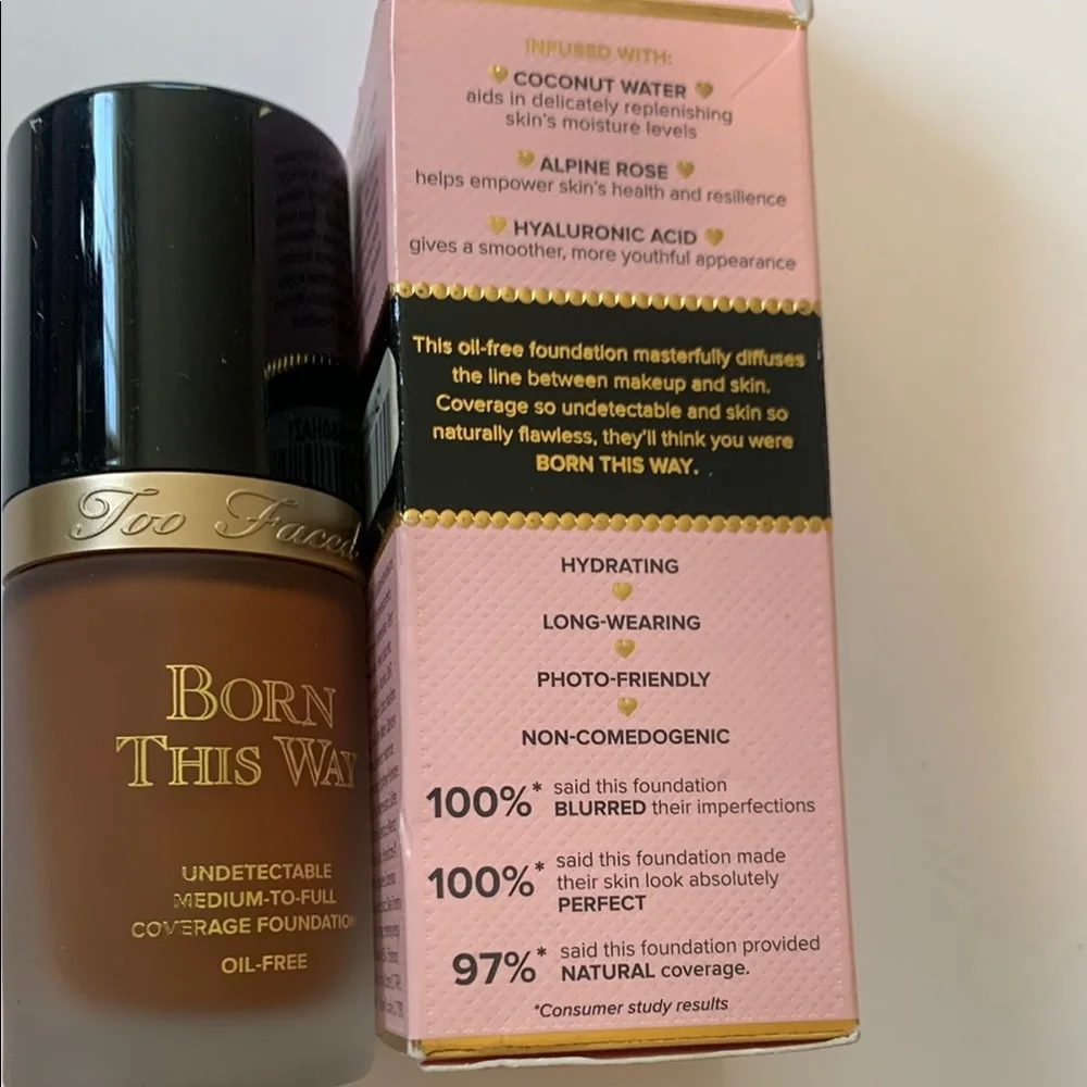 Too Faced Brown Foundation Medium-to-Full Coverage
